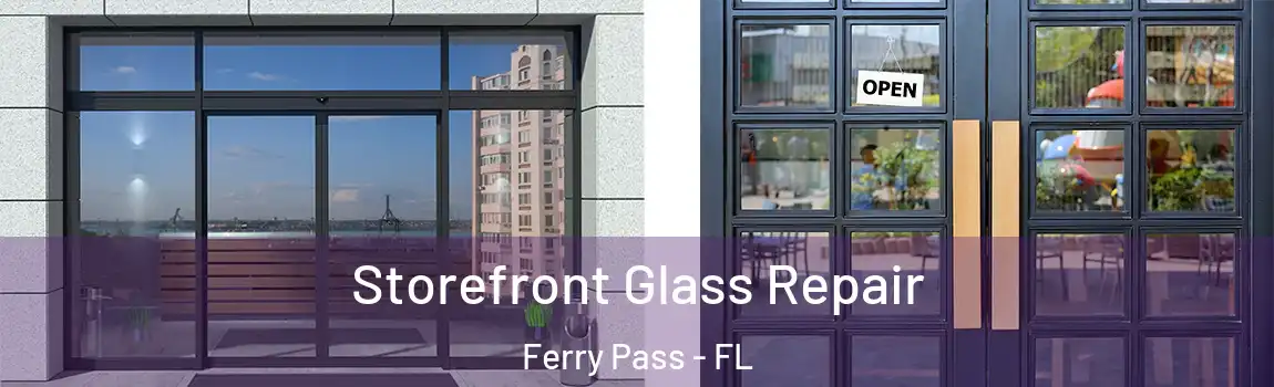 Storefront Glass Repair Ferry Pass - FL